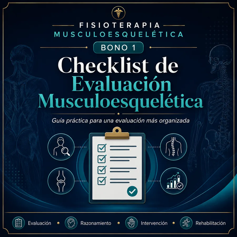 Bono 1 — Checklist de Evaluación Musculoesquelética